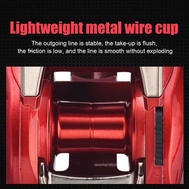 7.3/1 19+1BB 5kg Braking Force Low Profile Baitcasting Fishing Reel (Right)