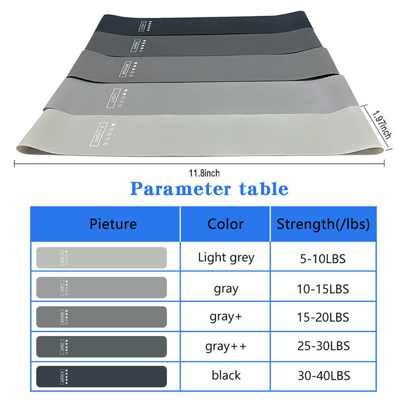 Elastic Resistance Bands Warm-up Stretch Pull Up Assist Band Gym Equipment