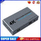 E12A 4K HDMI-compatible 2.0 Splitter 1 In 2 Out with SPDIF + 3.5mm Audio Ex