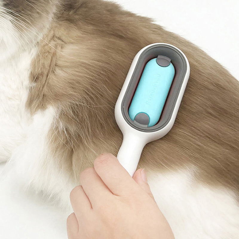 #A Pet Grooming Brush - Removes Loose Undercoat Gently Tool for Dogs Cats Rabbit