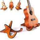 Folding Ukulele Violin Bass Guitar Stand A Frame Floor Holder Hanger N5U5 K0T1