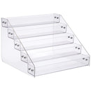 Tiered Acrylic Rack Nail Polish Display Jewelry Stand Kitchen Spice Storage Box