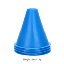 10x Marker Cones Roller Skating Football Soccer Training Equipment (Blue) Newly