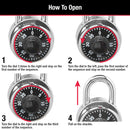 Password Turntable Lock - Mini Combination Password Directional Padlock Locker