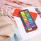 12/18/24 Colors Solid Watercolor Paint Set Drawing Pigment Kid Art Painting T