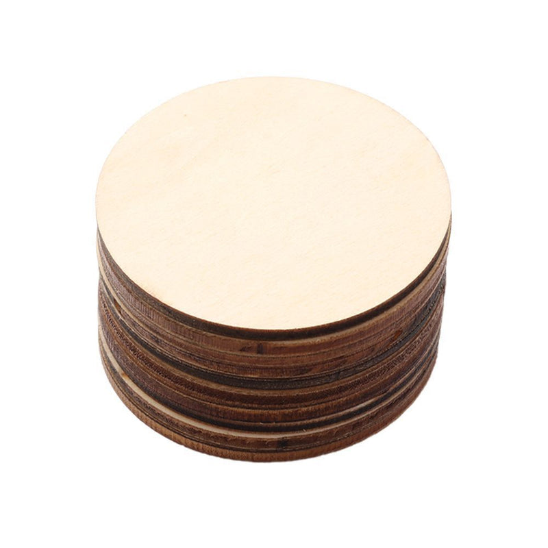 DIY Writing Wedding Decor Round Wood Pieces Wood Circles Ornament Blank Plaque