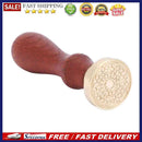 Retro Plant Wood Handle Metal Sealing Wax Stamps DIY Craft Stamp (F179)