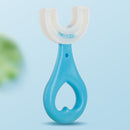 Kids Whole Mouth Toothbrush with Handle Silicone Brush Head Gift for Toddler