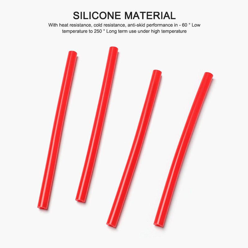 4pcs Outdoor Camping Silicone Hose Tube Cover Picnic Hiking Furnace Hose Pipe