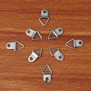 3 Sizes with Screws Picture Frame Hanger Triangle D-Ring Hanging Wall Hook