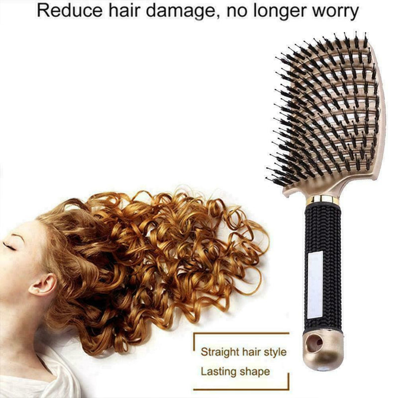 1pcs Bristle Hair Massage Comb Styling Hair Brush Detangling L0X6 Brush Z2Z1
