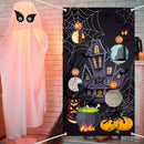 Games Play Bean Bags Halloween Throwing Game Safe Tossing Throwing Spider Web