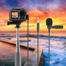 For OSMO ACTION Camera Vlog Video Recording 3.5mm Mini Clip-On Microphone Newly