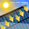 LED Solar Lights PIR Motion Sensor 3 Mode Waterproof Outdoor Sunlight Wall Lamp