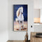 White Horse Oil Paint By Numbers Kits DIY Handpainted on Canvas Wall Art