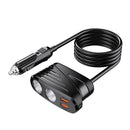 Car Cigarette Lighter Phone Charger 3 Port USB Charging Car Charger Socket