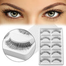 Makeup Long Thick Cross Eye Lashes Extension False  Eyelashes Handmade Black