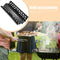 4pcs Adjustable Grill Heat Plate Shield Tent Kits BBQ Grill Replacement Parts