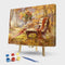 Frameless Oil Painting Arts Picture By Number Bench Umbrella Hand Painted Cra