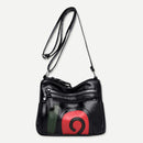 Hit Color Crossbody Satchel Bags Leather Women Shoulder Messenger Handbags