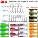 #A Tackle Boxes Crank Jig Head Hook Soft Bait Suit Box for Bass Trout Fishing Ge