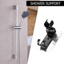 Adjustable Shower Head Holder Punch Free Wall Mounted Bathroom Bracket (B)