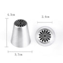 Baking Tool Tulip Nozzles Stainless Steel Icing Piping Cake Decor Pastry Tips