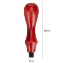 Retro Wax Sealing Stamp Wood Handle Grip Wedding Post Seal Stamping Decor(C