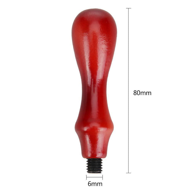 Retro Wax Sealing Stamp Wood Handle Grip Wedding Post Seal Stamping Decor(C