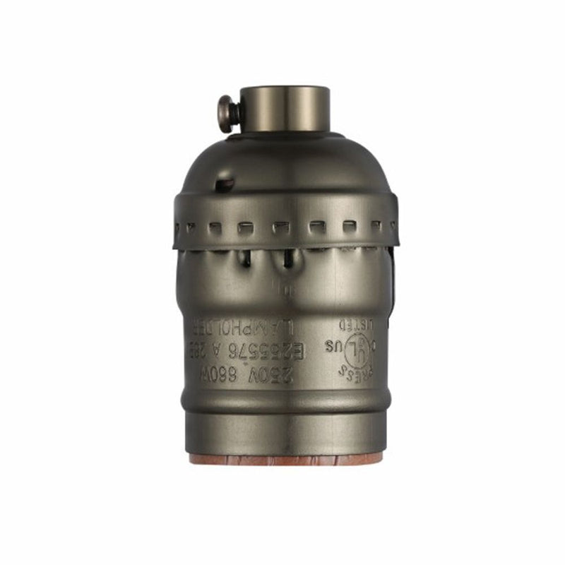 Edison Screw Base Aluminum Shell E27 Bulb Lamp Holder Pendant Lighting Socket