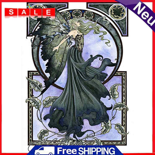5D DIY Diamond Painting Butterfly Fairy Special Shaped Drawing Kits Home Decor