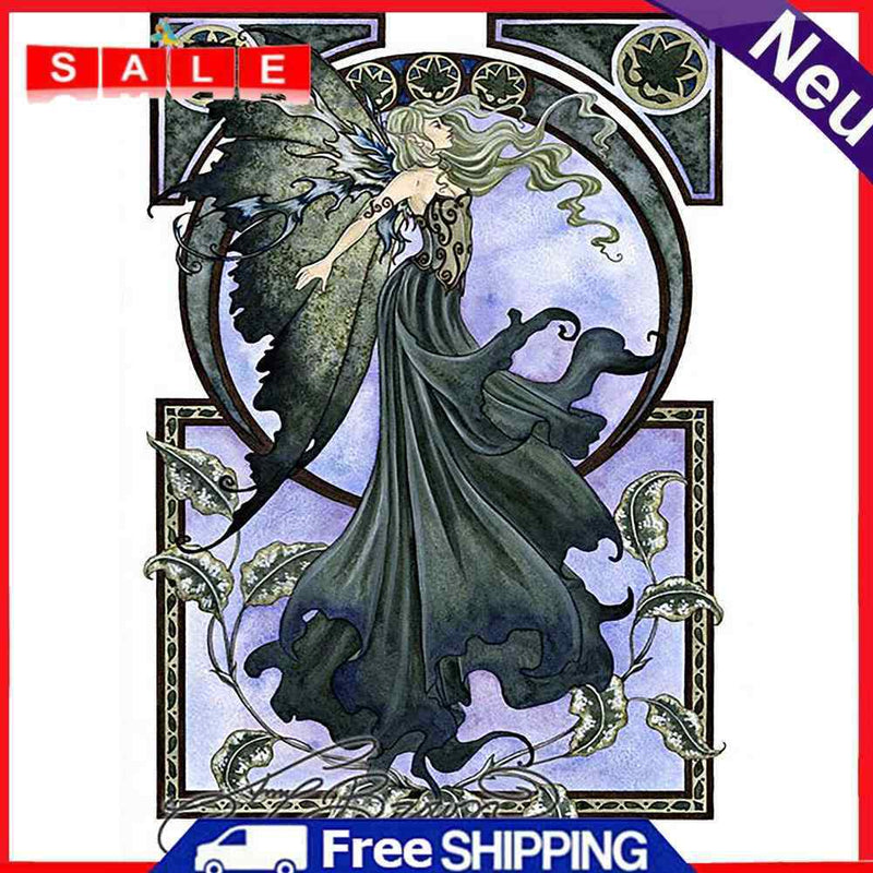 5D DIY Diamond Painting Butterfly Fairy Special Shaped Drawing Kits Home Decor