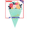 Bouquet Greeting Card, Thank You Note Cards, for Wedding, Birthday, Graduation