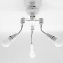 3pcs 3 in 1/4 in 1/5 in 1 E27 to E27 Base Socket Splitter LED Light Lamp