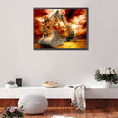 5D Diamond Painting DIY Excavator Full Round Drill Mosaic Home Decoration Gifts
