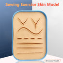 Silicone Suture Training Pad Tool Acupuncture Skin Module for Doctor Nurse