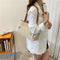 #A Irregular Straw Shoulder Bag with Scarf Beach Summer Woven Designer Tote Hand