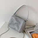 Women Rhinestone Shoulder Bag Fashion Diamond Clutch Purse Chain Crossbody Bag