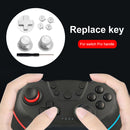 Mushroom Caps Cross Key for Switch Pro Handle Accessories Replacement Button Set