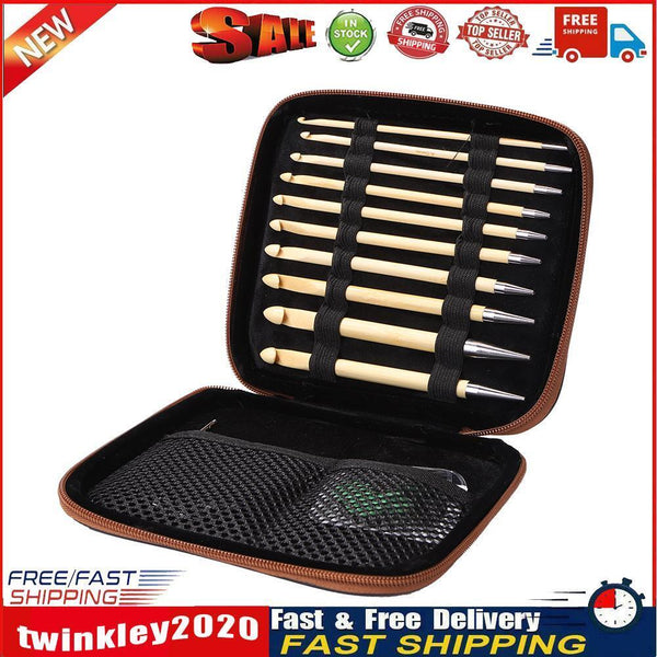 Knitting Needles Set Detachable DIY Sweater Carpet Crochet Hooking Tools Newly