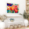 Colorful Flower Oil Paint By Numbers Kit DIY Acrylic Painting Frameless Drawi