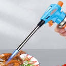 Electronic Ignition BBQ Cooking Flamethrower 1300 Degree Butane Spray Flame Gun