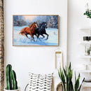 5D DIY Full Square Drill Diamond Painting Horse Cross Stitch Mosaic Picture Kits