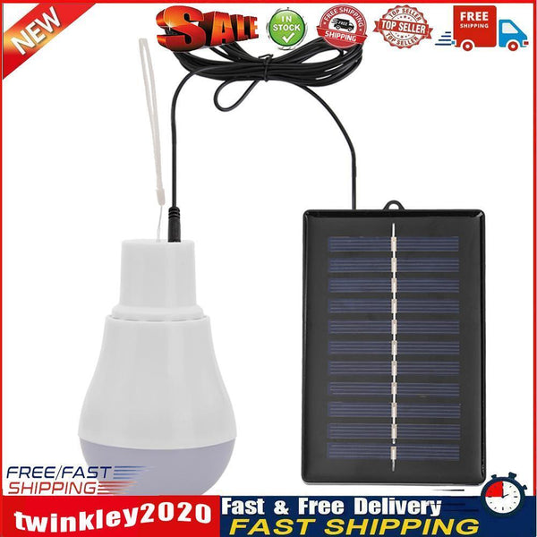 5V 15W 300LM Portable Solar Power Outdoor Lamp Low Power Consumption Bulb Newly