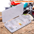Rotating Sequins Lures with Color Feather Belt 3 Treble Hooks Fishing Tackles