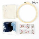 Accessories Embroidery Hoop Cross Stitch Kit Needle Punch Poke Embroidery Kit