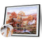 Frameless Oil Paint By Numbers DIY Autumn Picture Craft for Home Living Room