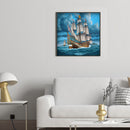 5D Diamond Painting Full Round Drill DIY Storm Boat Rhinestone Drawing Mosaic
