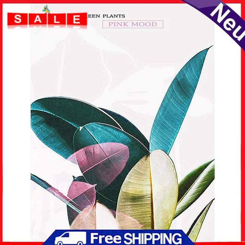 Oil Painting Green Plants DIY Wall Art Pictures Posters for Living Room Bedroom