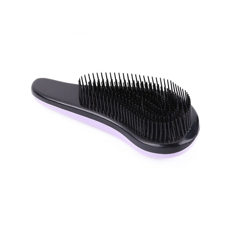 Hair Comb Detangle Hairbrush Massage Brush Curly Style Tool (Light Purple)